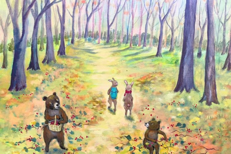 「聖夜の森のものがたり」　～クリスマスのお菓子と動物たち～